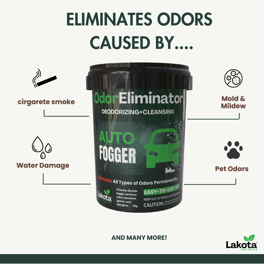 ODOR ELIMINATOR FOGGER KIT FOR VEHICLES