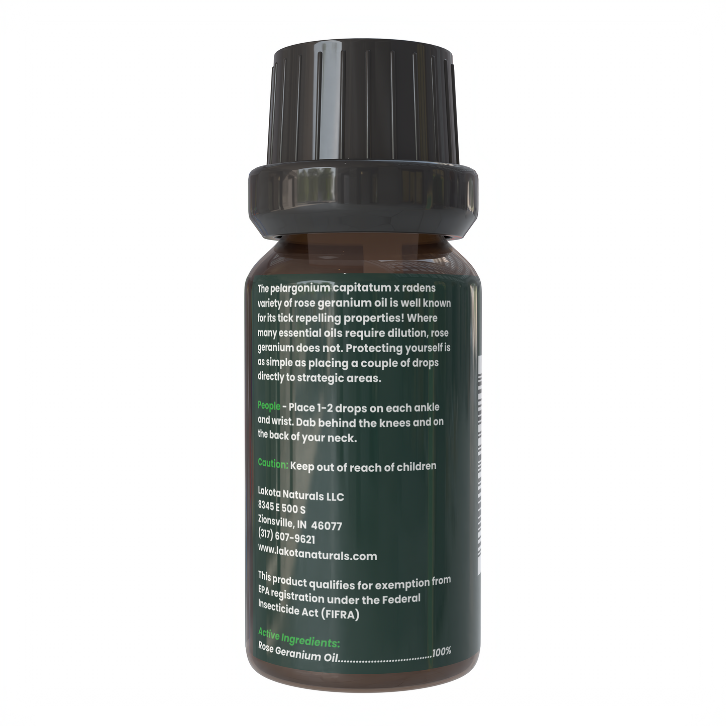 All Natural Tick Repellent For People - 1oz