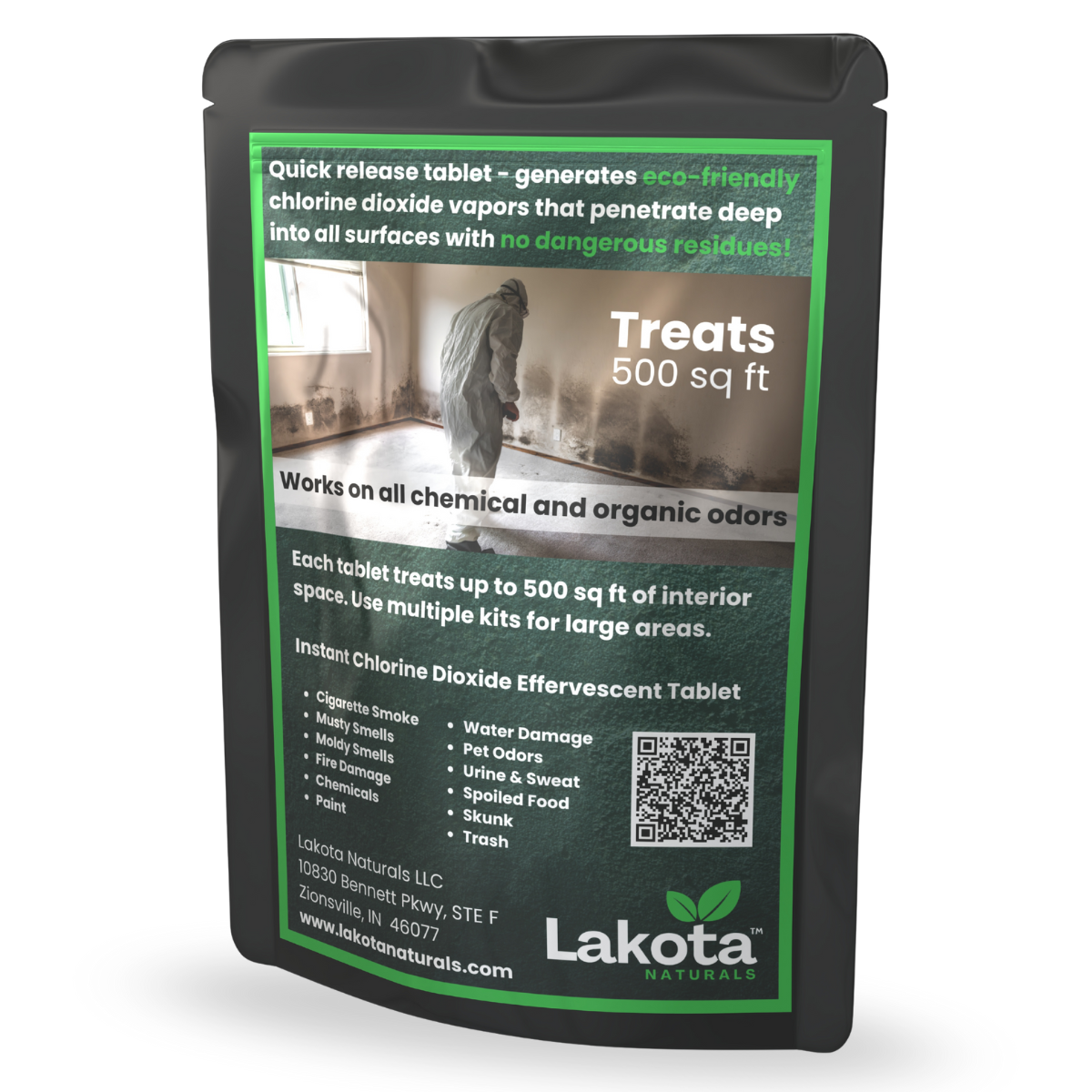 HEAVY DUTY ODOR REMOVAL CHLORINE DIOXIDE TABLET - 100G