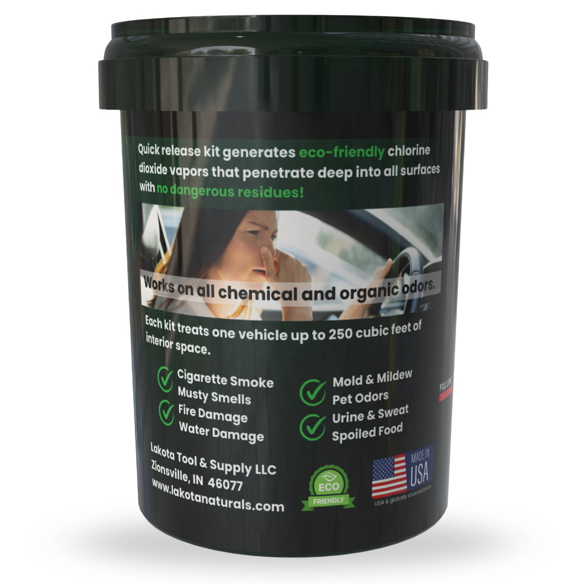 ODOR ELIMINATOR FOGGER KIT FOR VEHICLES