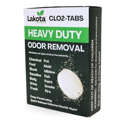 HEAVY DUTY ODOR REMOVAL CHLORINE DIOXIDE TABLET - 100G