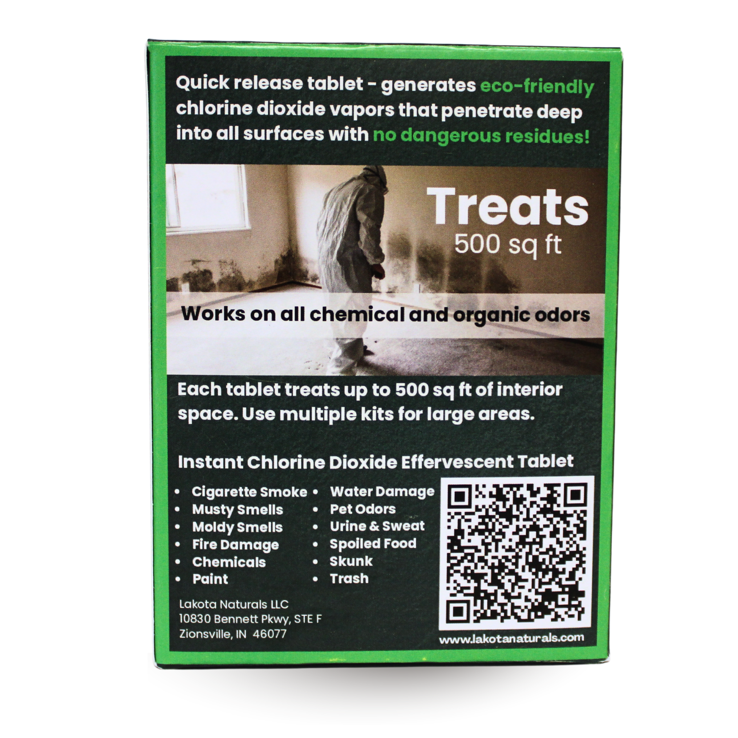 HEAVY DUTY ODOR REMOVAL CHLORINE DIOXIDE TABLET - 100G