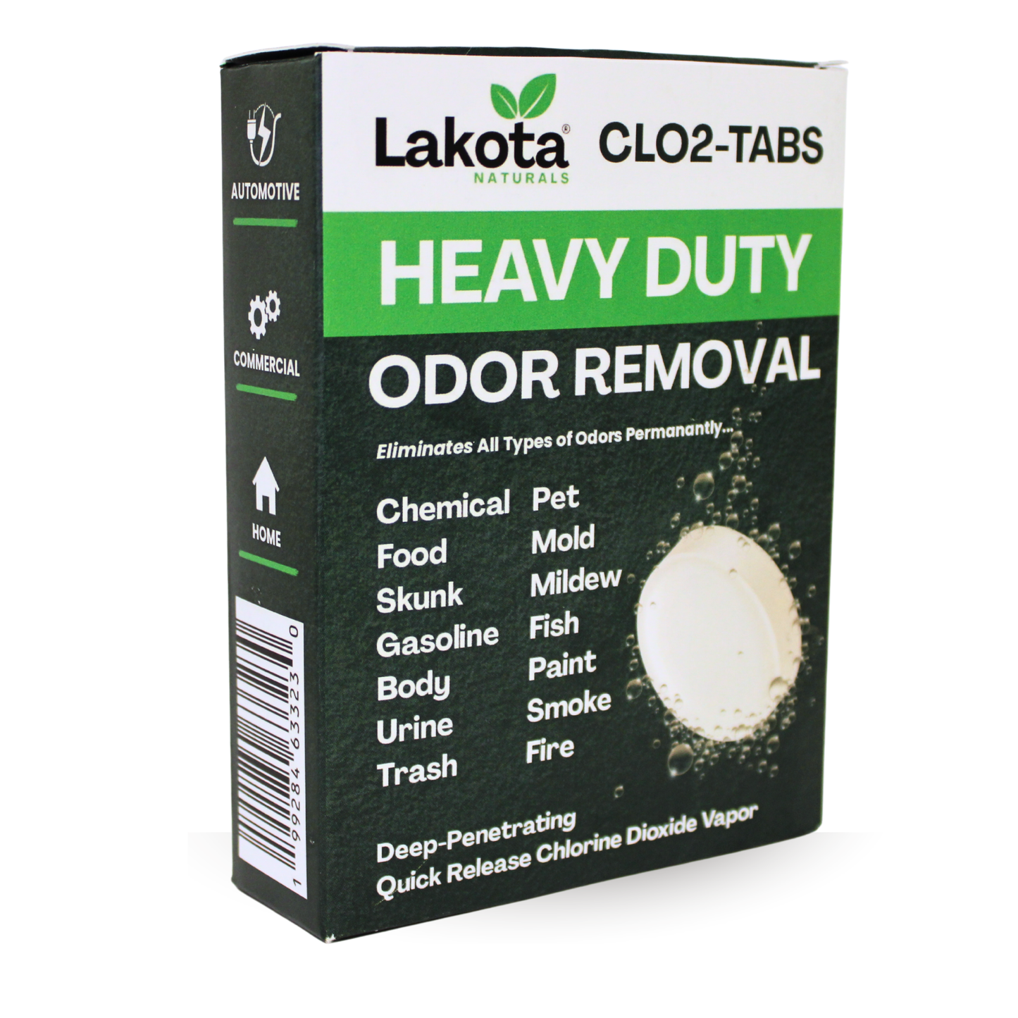 HEAVY DUTY ODOR REMOVAL CHLORINE DIOXIDE TABLET - 100G