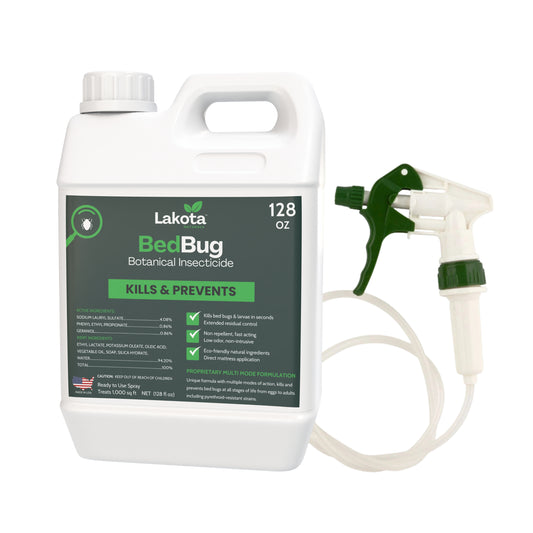 Lakota Naturals Bed Bug Killer Spray - 1 Gallon with Sprayer