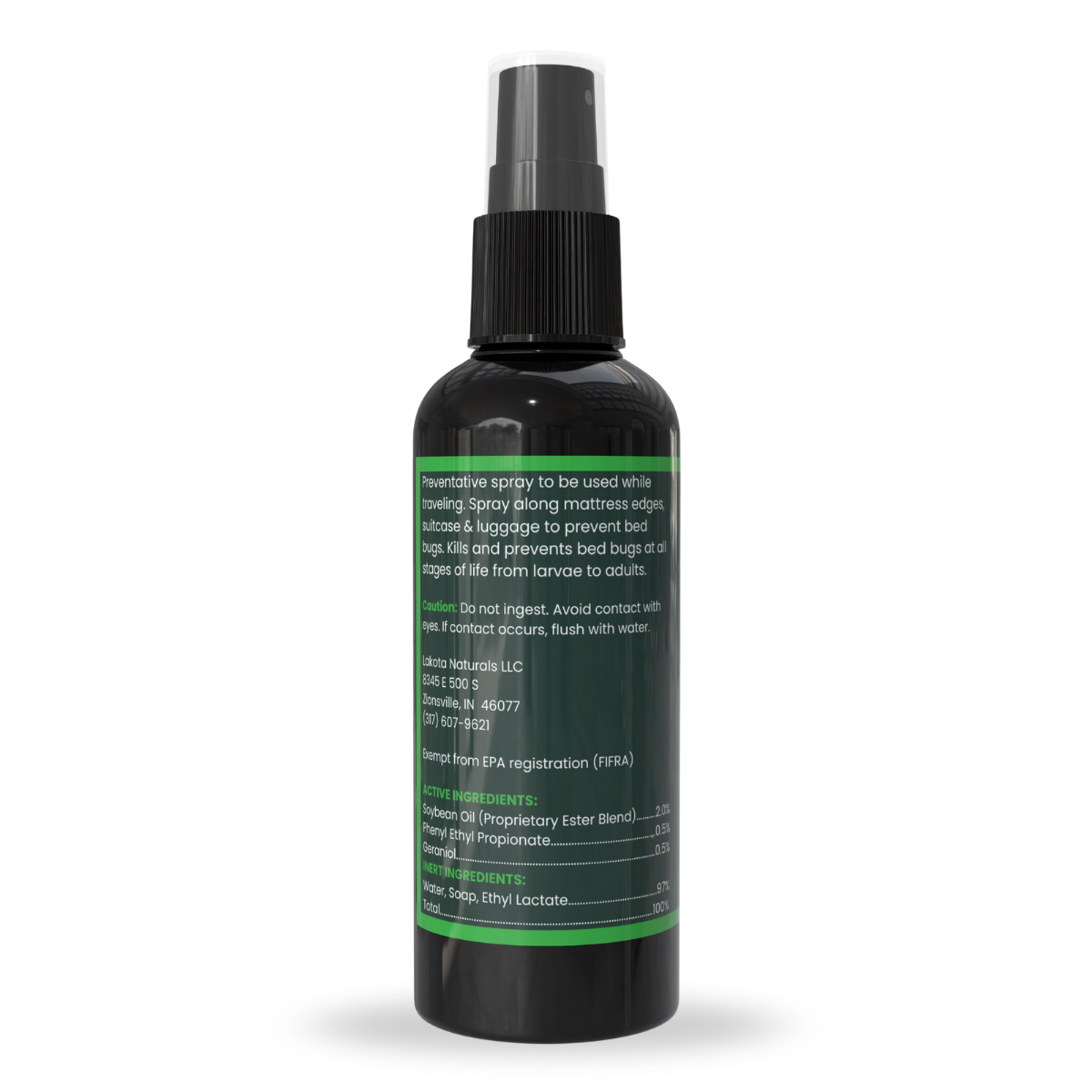 EXTRA STRENGTH BED BUG TRAVEL SPRAY - 100 ML