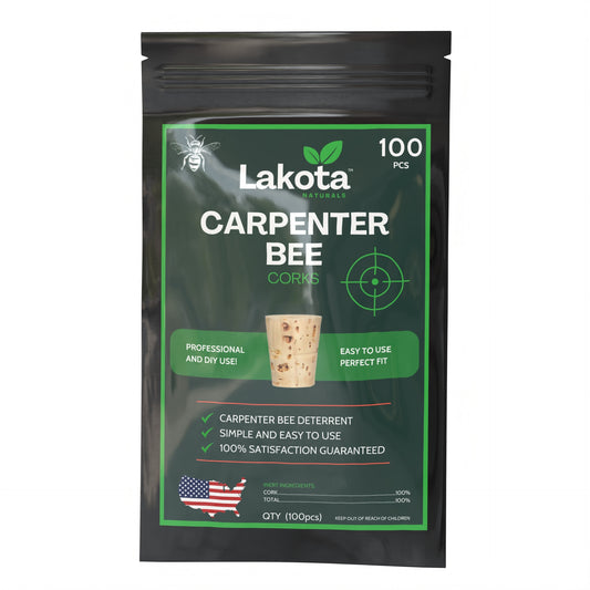 Lakota Naturals Carpenter Bee Corks - 100 Pack