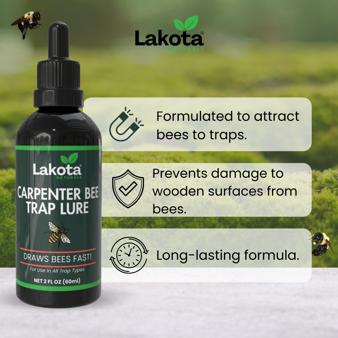 DUAL RELEASE CARPENTER BEE TRAP PHEROMONE LURE - 2 OZ
