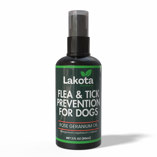 FLEA & TICK PREVENTION FOR DOGS - 2 OZ