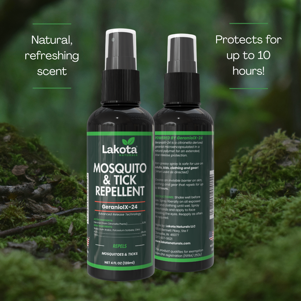 GeraniolX-24 MOSQUITO & TICK REPELLENT SPRAY - 4OZ