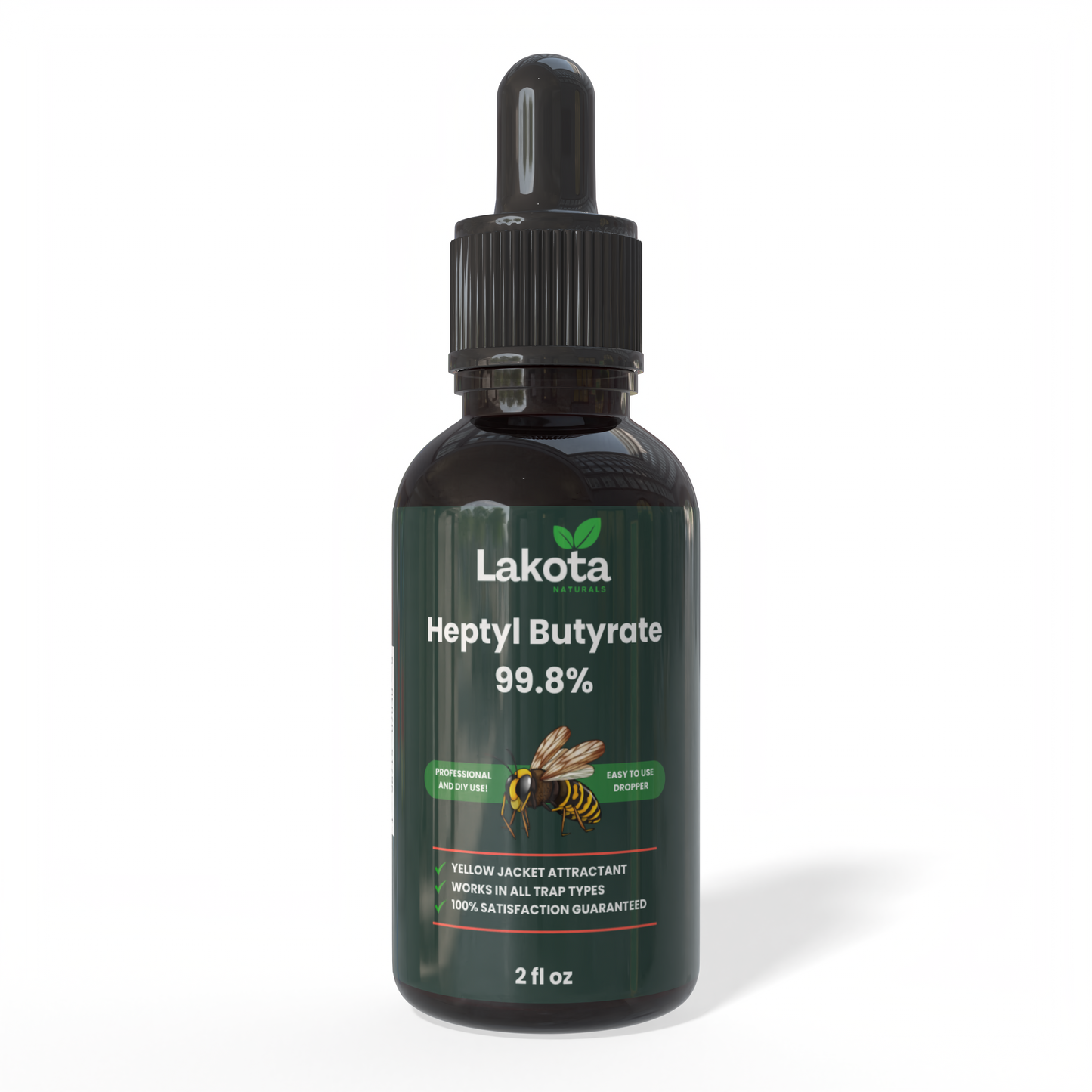 HEPTYL BUTYRATE YELLOW JACKET WASP ATTRACTANT - 2 OZ