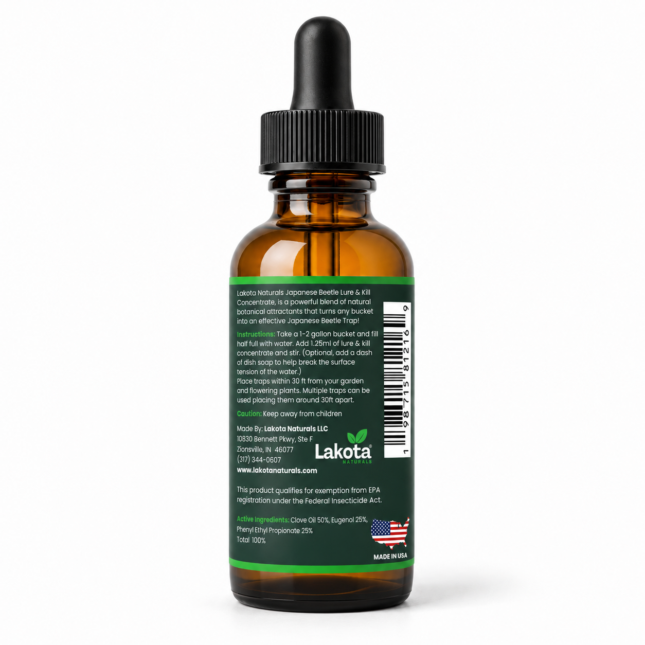 JAPANESE BEETLE LURE & KILL CONCENTRATE - 2 OZ