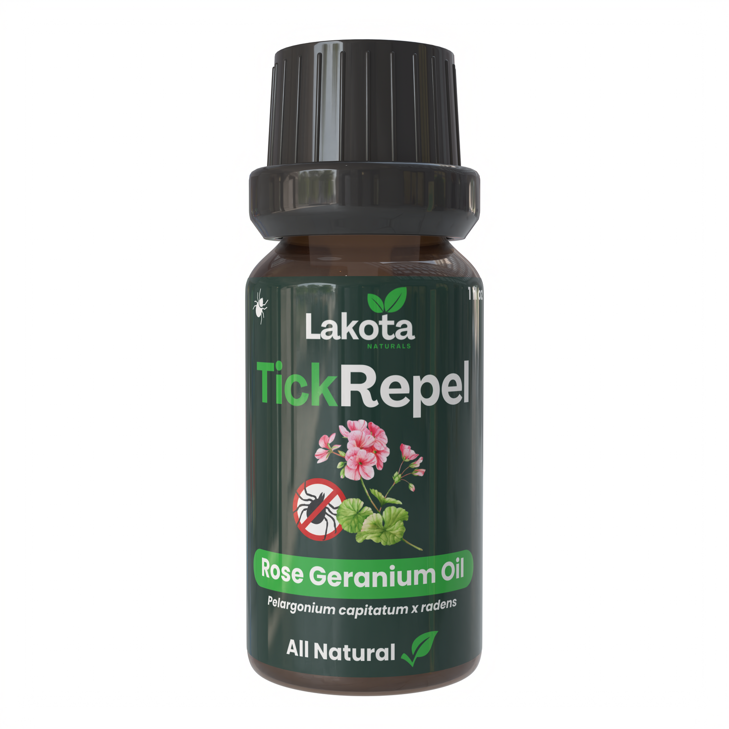 All Natural Tick Repellent For People - 1oz