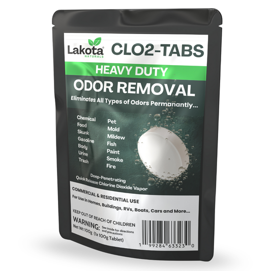 HEAVY DUTY ODOR REMOVAL CHLORINE DIOXIDE TABLET - 100G