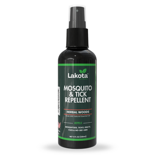 MOSQUITO & TICK REPELLENT SPRAY, HERBAL WOODS - 4 OZ