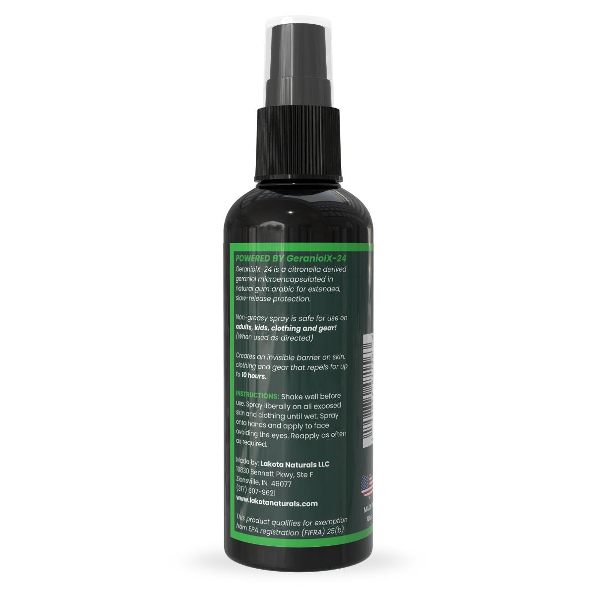 GeraniolX-24 NO-SEE-UMS REPELLENT SPRAY - 4OZ