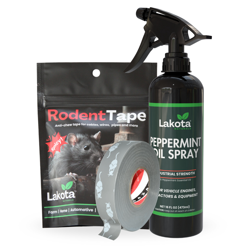 RODENT TAPE & PEPPERMINT OIL SPRAY WIRE PROTECTION KIT