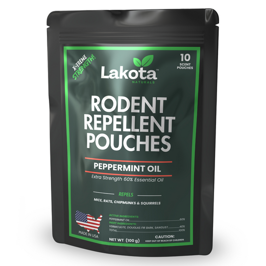 RODENT REPELLENT POUCHES - 10 PACK