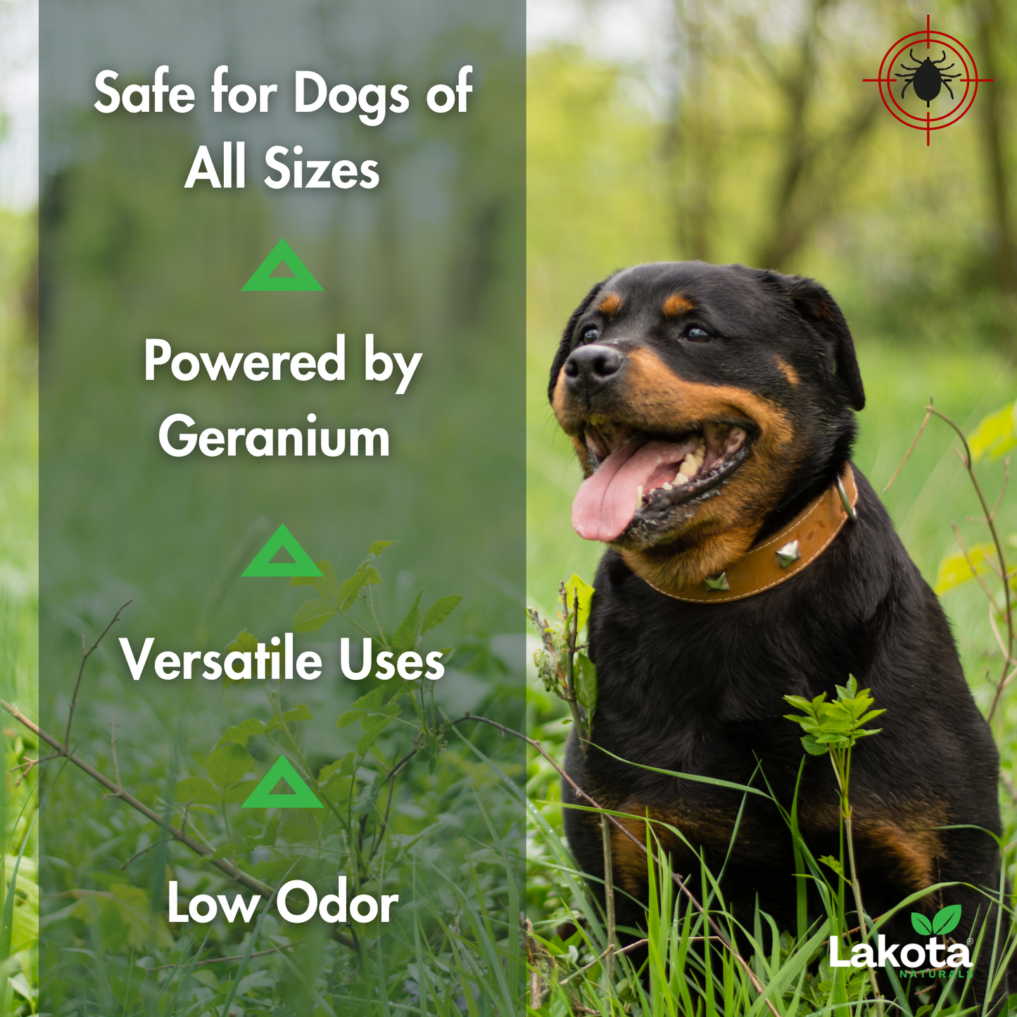 TICK REPELLENT DROPS FOR DOGS - 1OZ